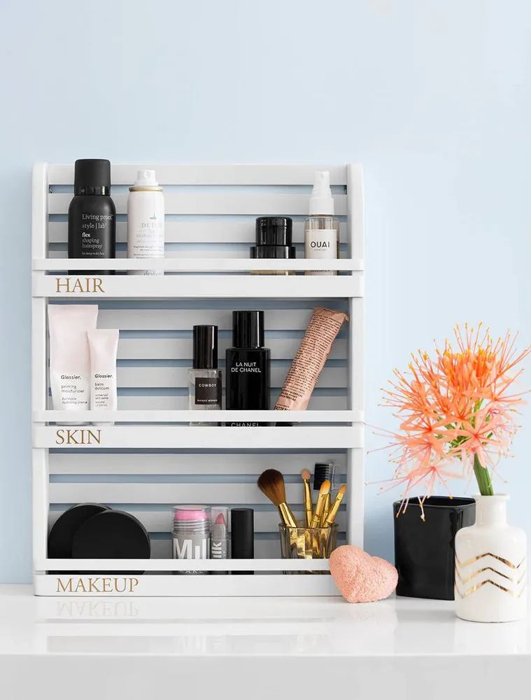 13. DIY Hair and Makeup Organizer