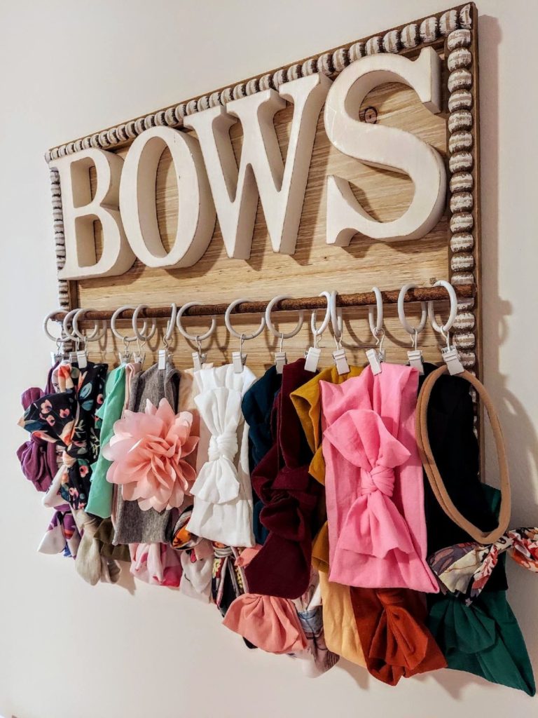 14. DIY Baby Headband Holder
