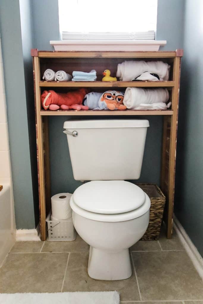 14. DIY Wooden Storage Shelves