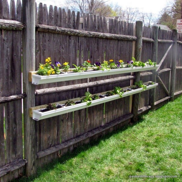 17 Creative Ways to Use Rain Gutters for Storage - Craftsy Hacks
