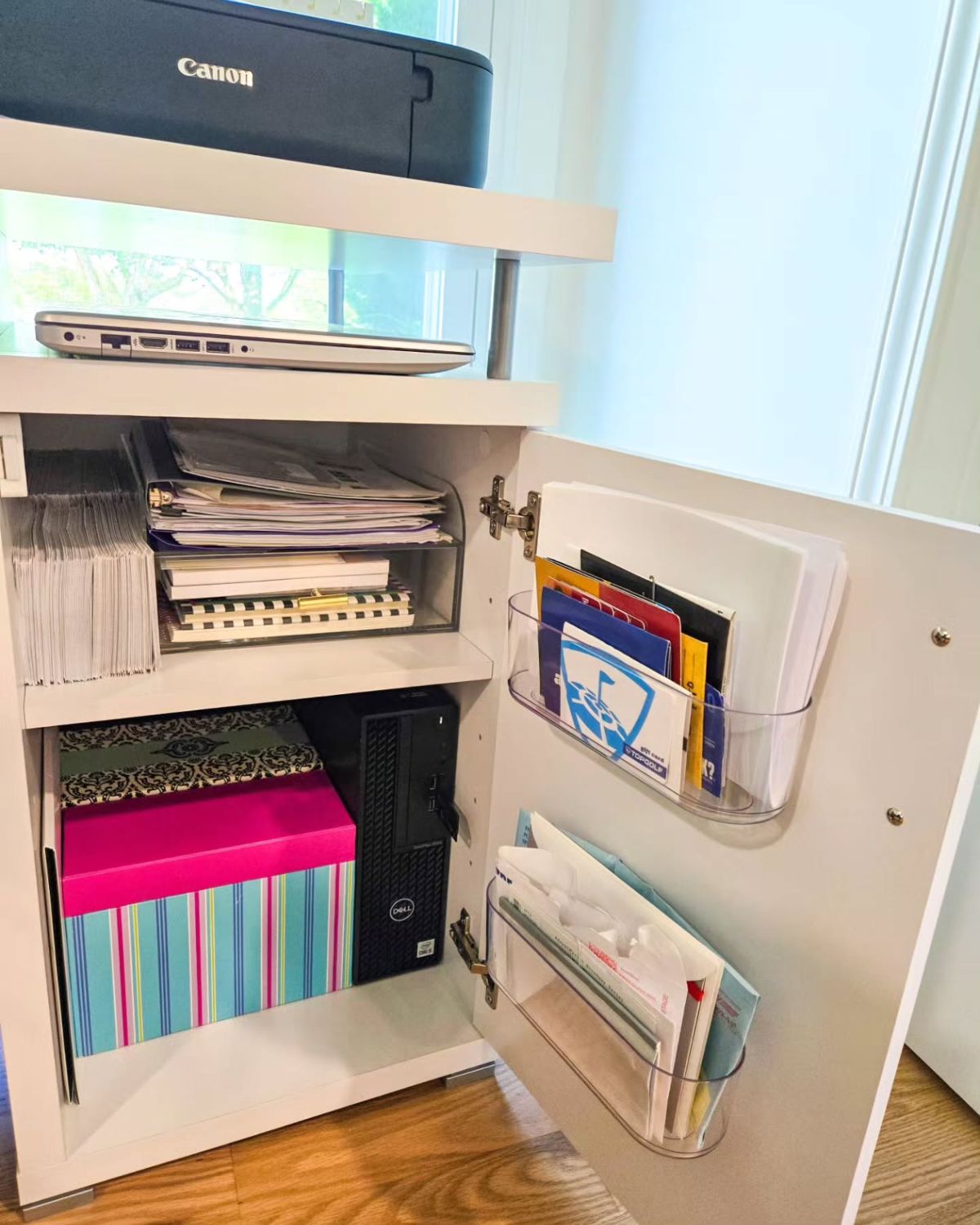 Behind Cabinet Door Storage
