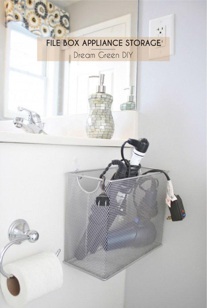 15. File Box Appliance Holder