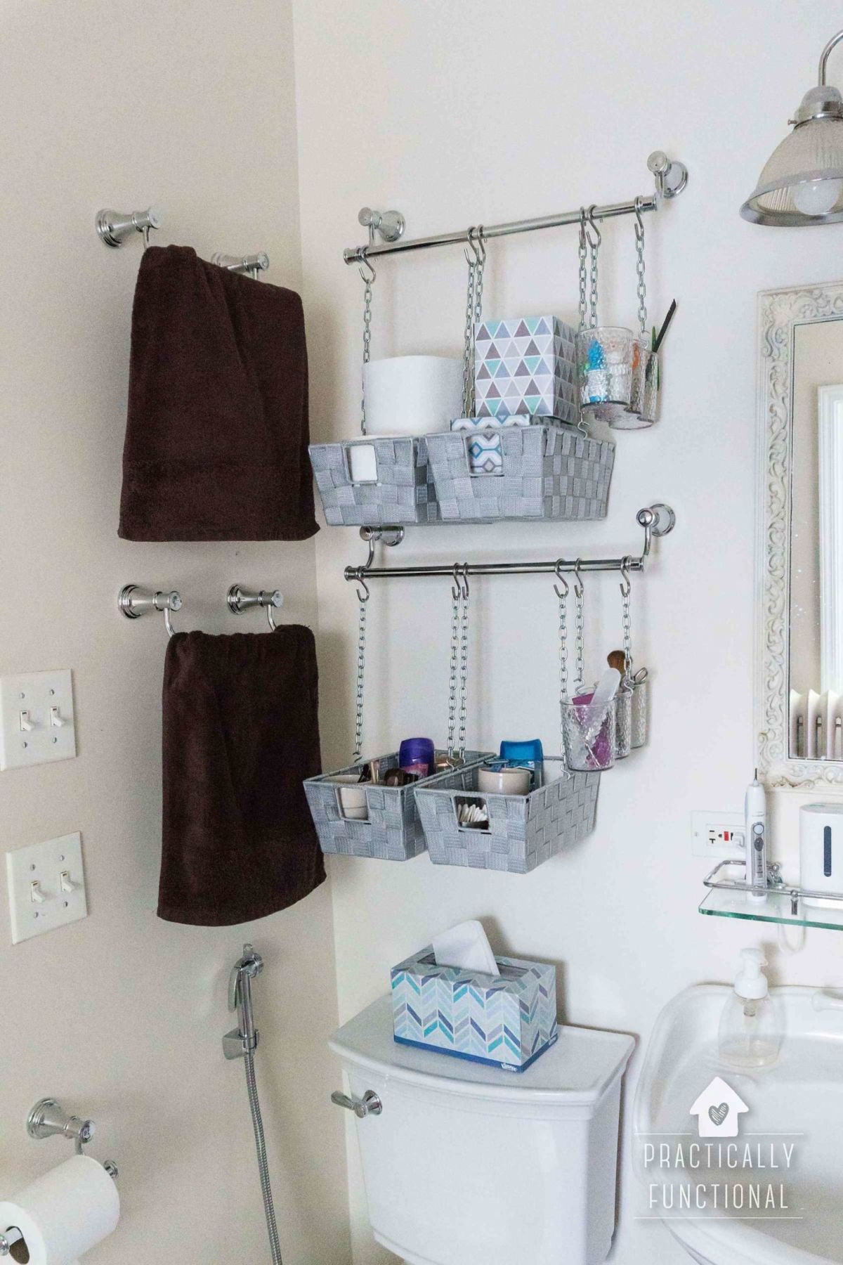 15. Hanging Storage Bins