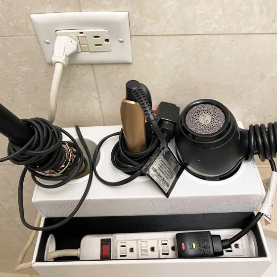 17. Jack Cube Hair Tool Organizer