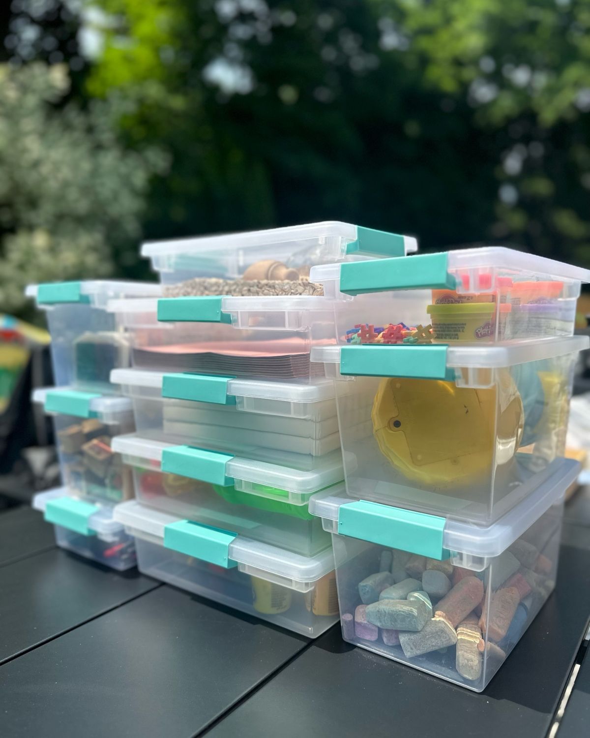 17. Stackable Storage Containers