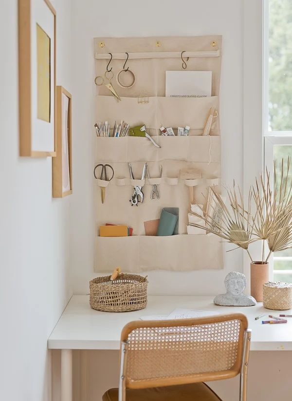 2. DIY Hanging Wall Organizer