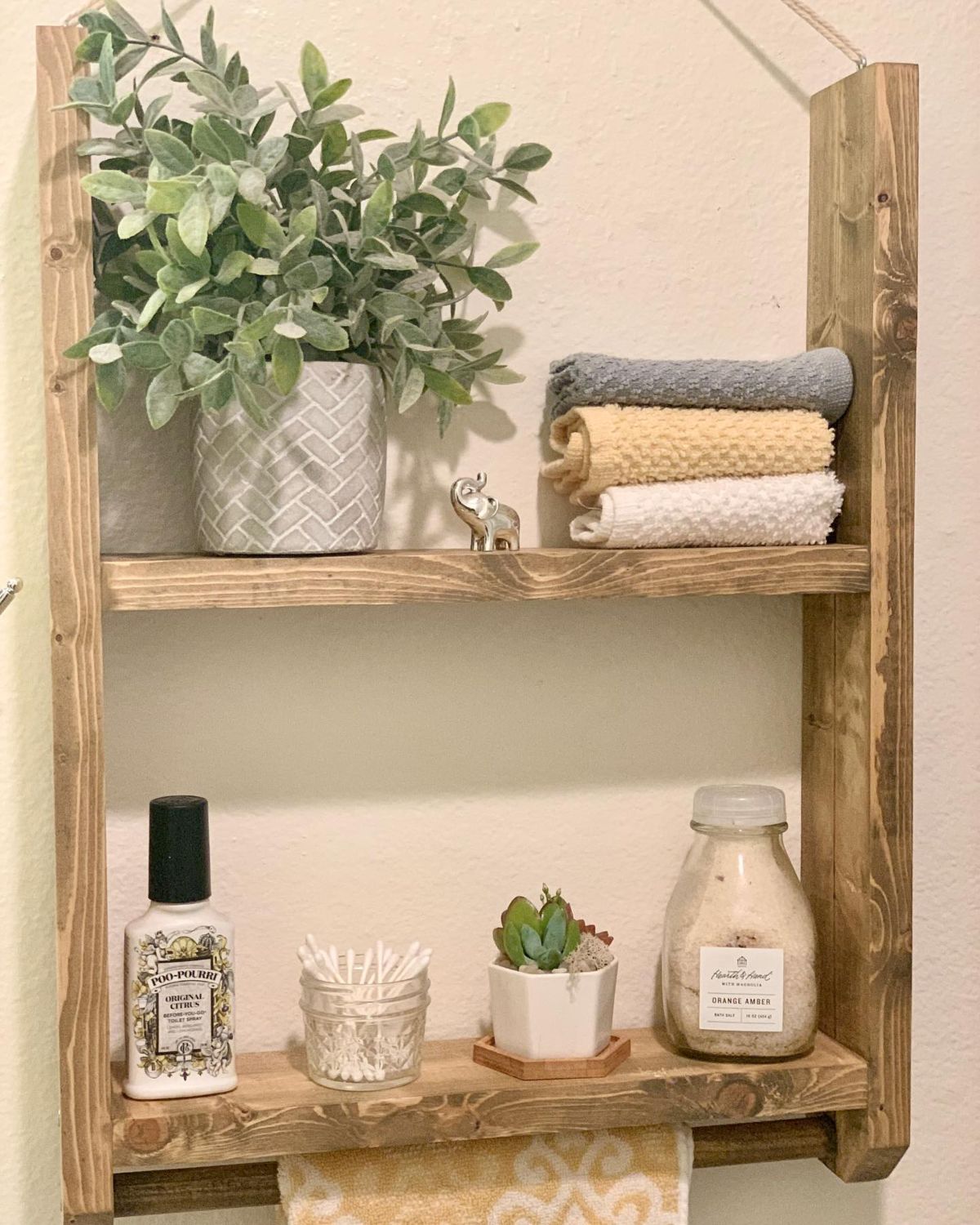 2. Display Shelf with Dowel Rod