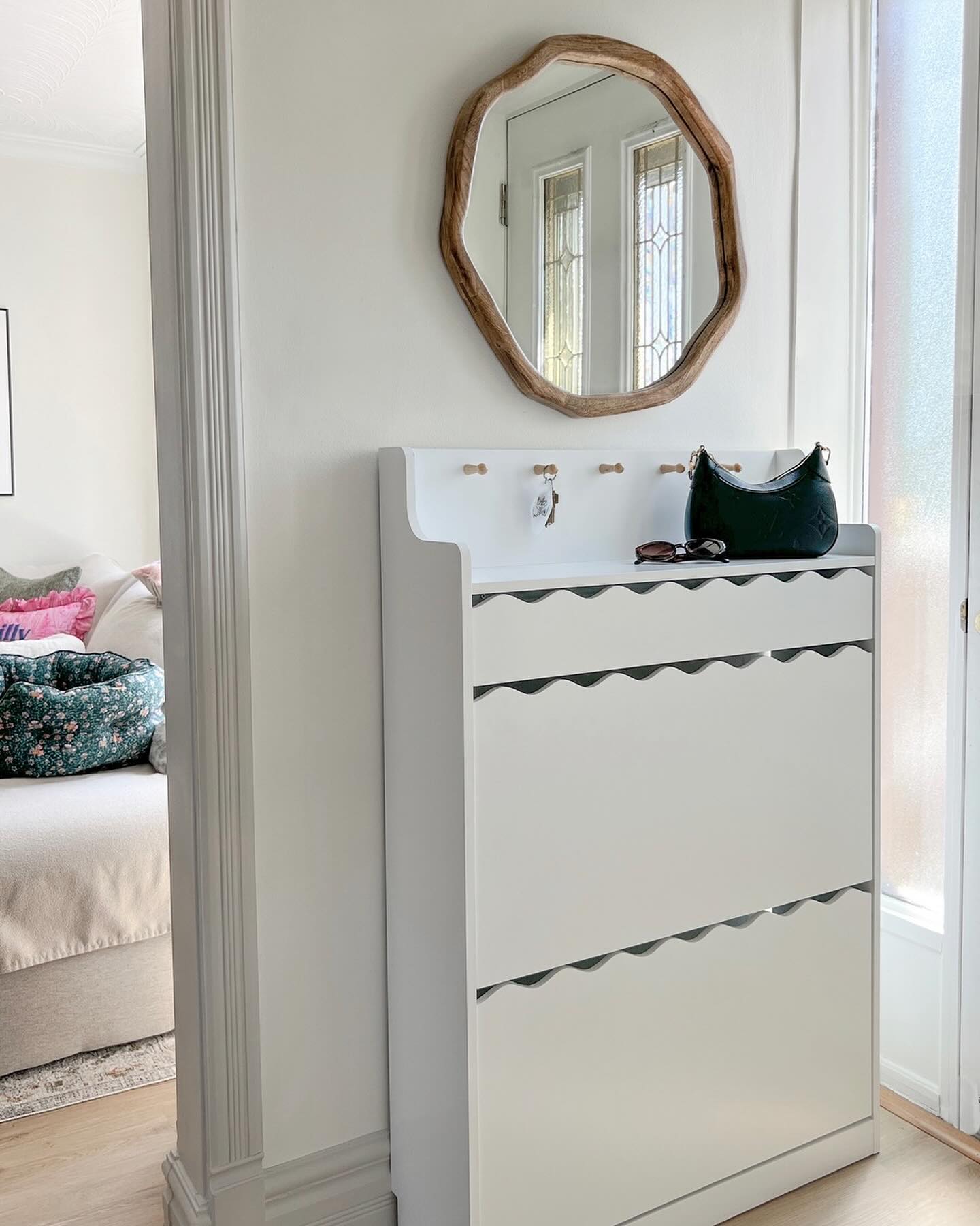 2. Entryway Shoe Cabinet