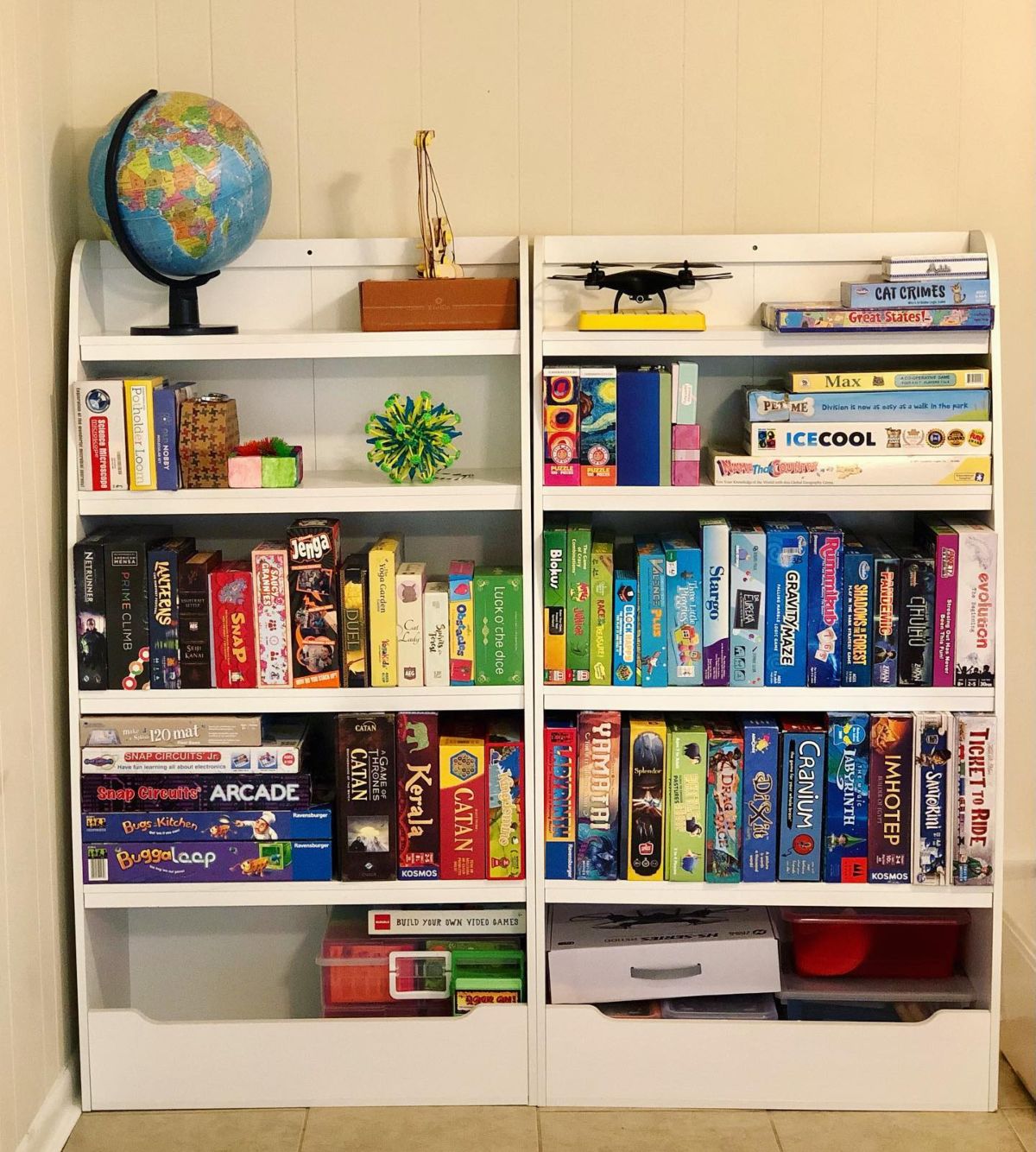 2. Shelves