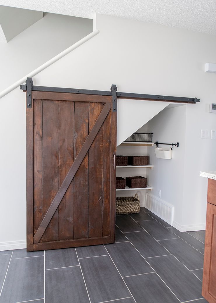 20. Sliding Barn Door Pantry