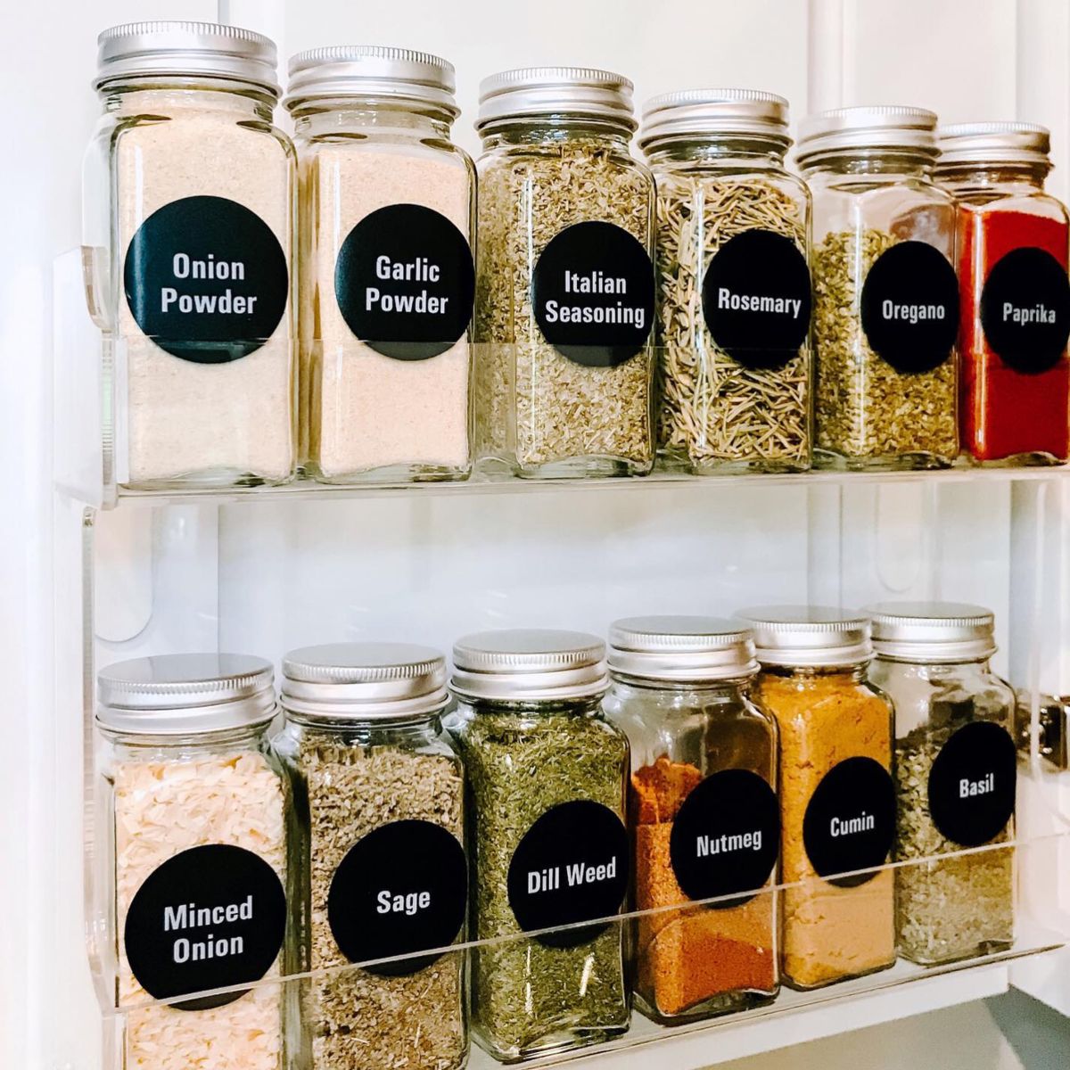 20. Vertical Spice Rack