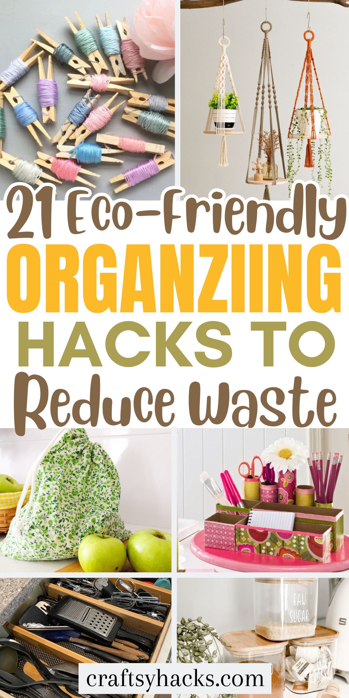 Eco-Friendly Organizing ideas