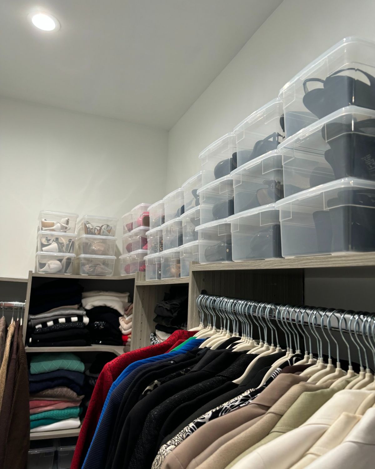 21. Clear Bins