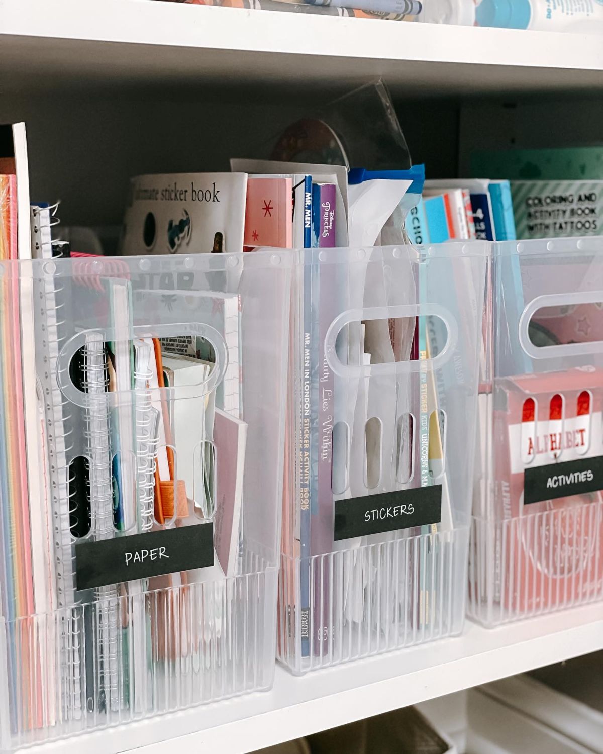 Craft Supply Bins