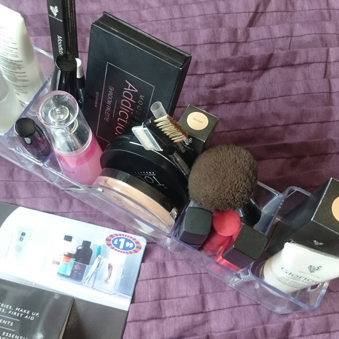 3. Acrylic Makeup Caddy
