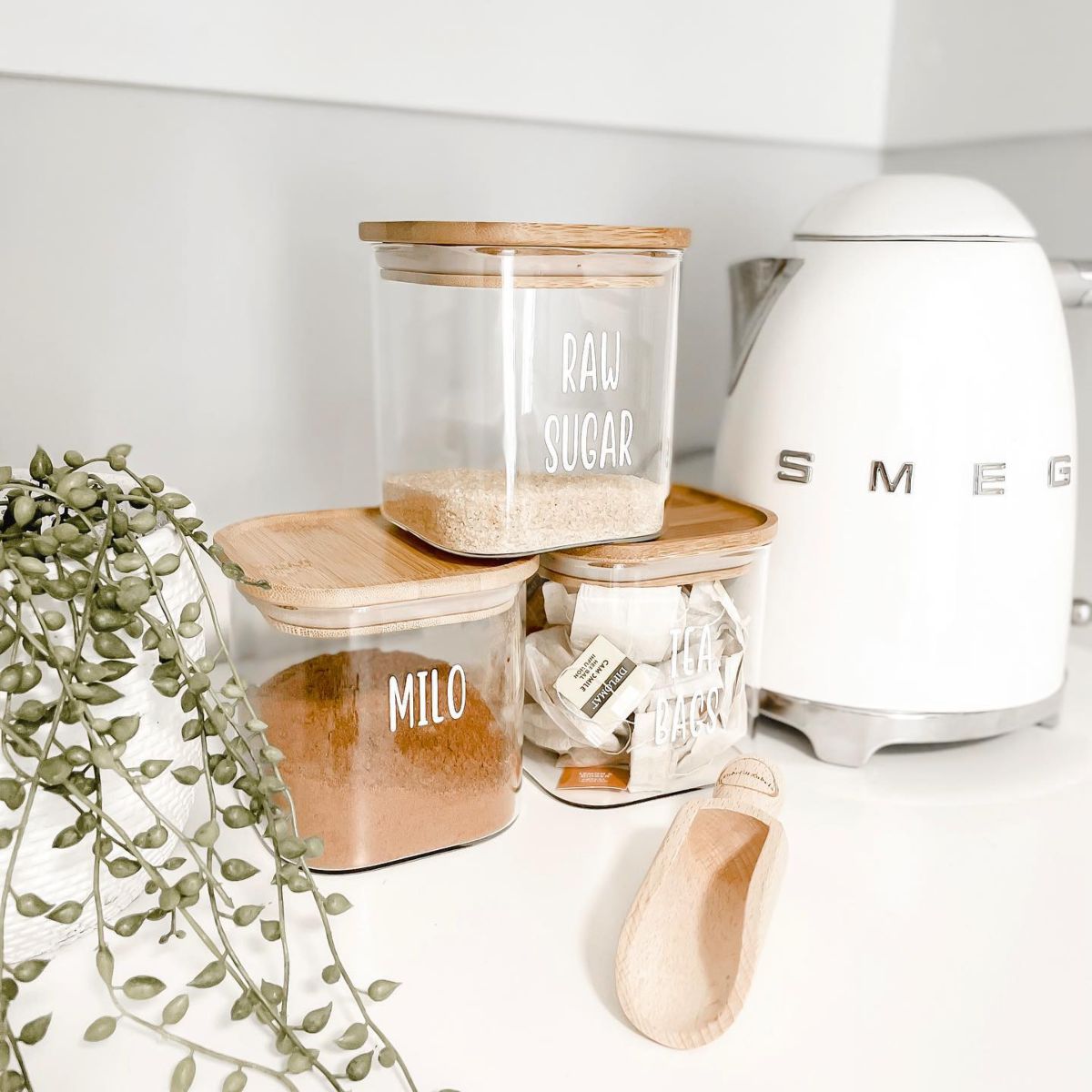 3. Glass Canister Storage