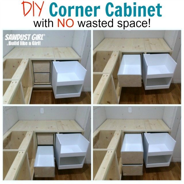 4. DIY Corner Cabinet