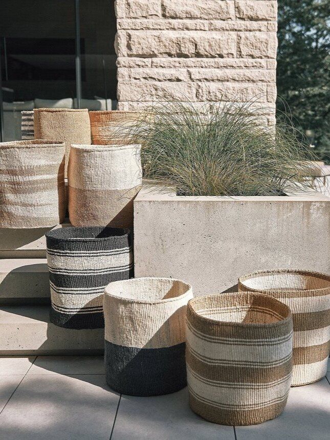 4. Wicker Storage Baskets