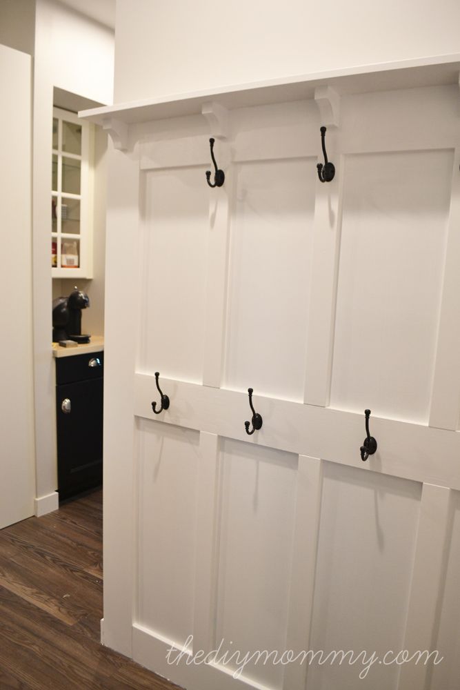 5. DIY Hook Wall