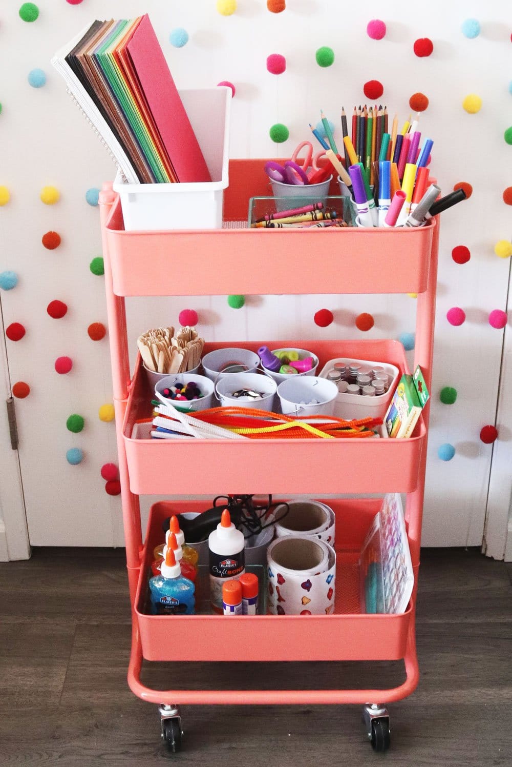5. Rolling Art Cart