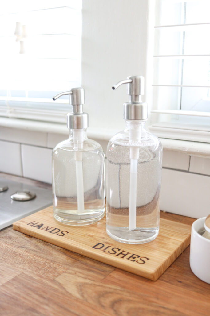 6. DIY Soap Dispenser Tray