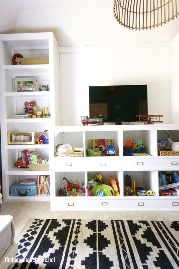 6. DIY Toy Storage Cubbies