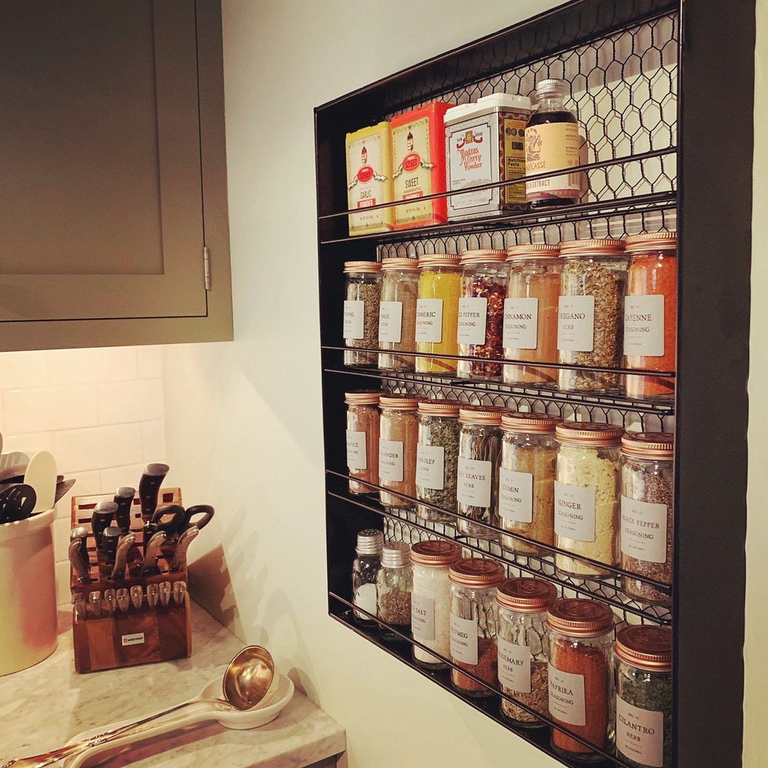 6. Wall Storage Rack