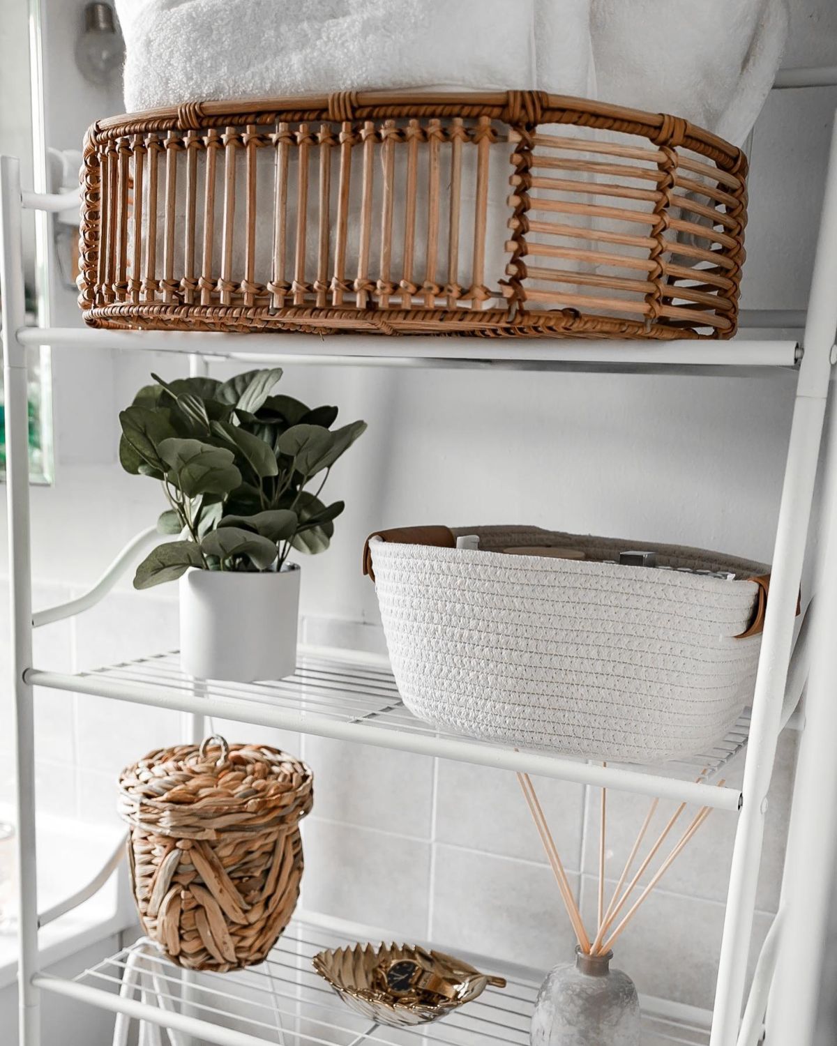 8. Boho Style Storage