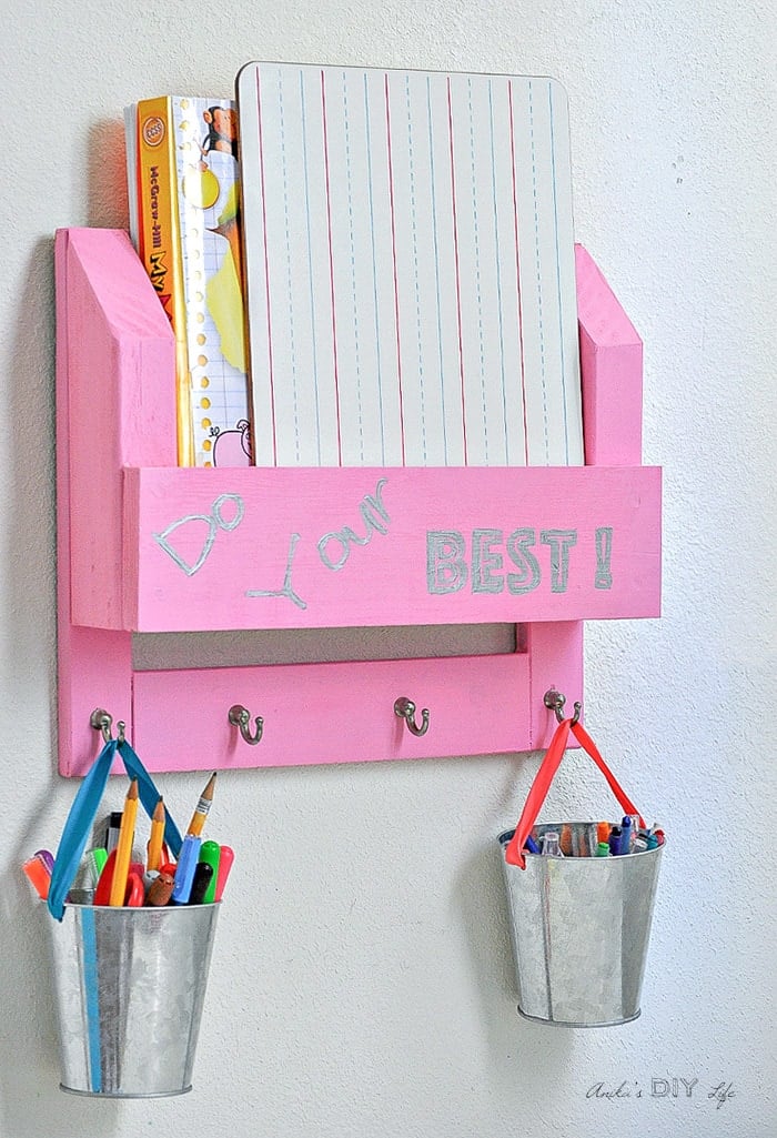 8. Kids Desk Organizer