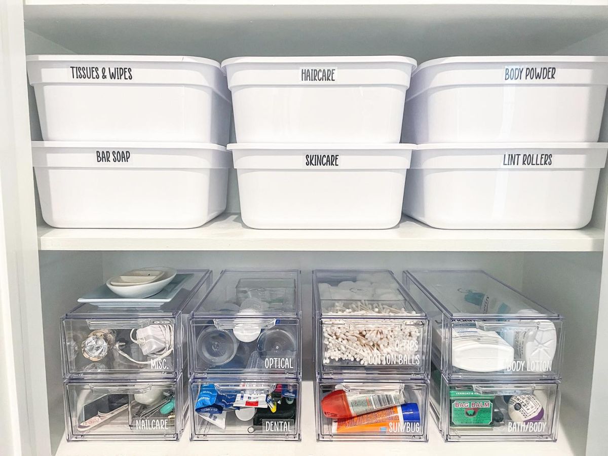 Stackable Clear Drawers