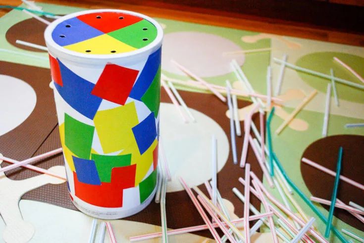 8. Straw Game for Toddlers