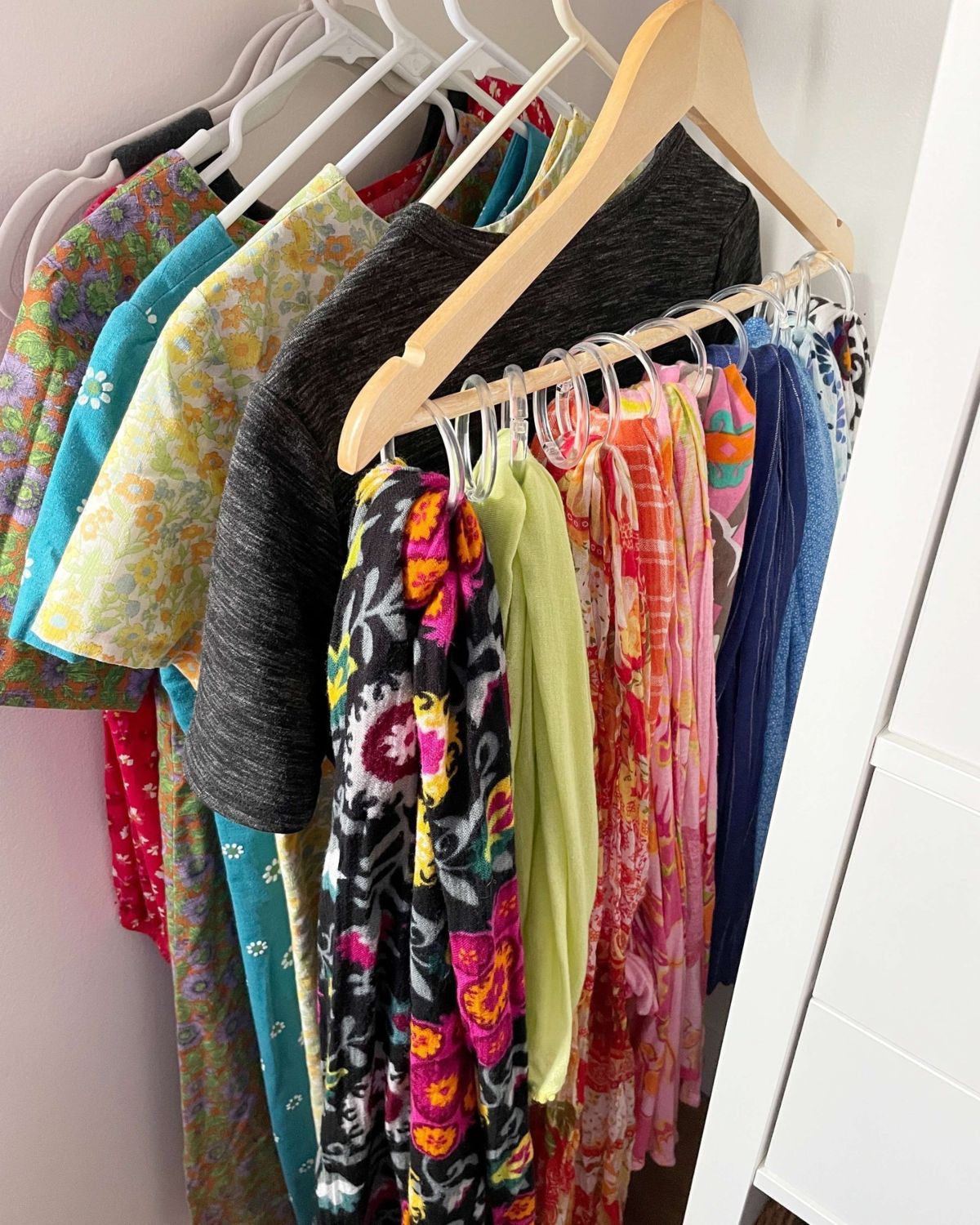 Clothes Hanger & Shower Curtain Rings