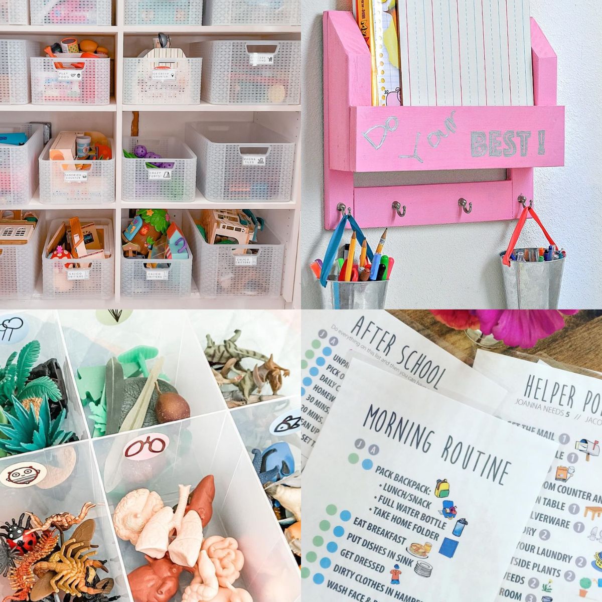 21 Mom Tricks to Get Kids Organized