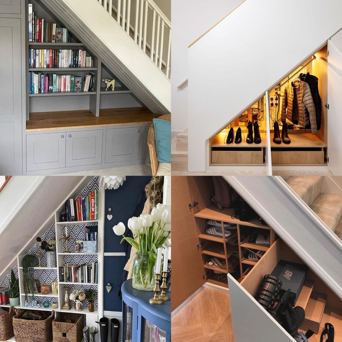 23 Under-Stairs Storage Ideas to Use Every Inch of Space