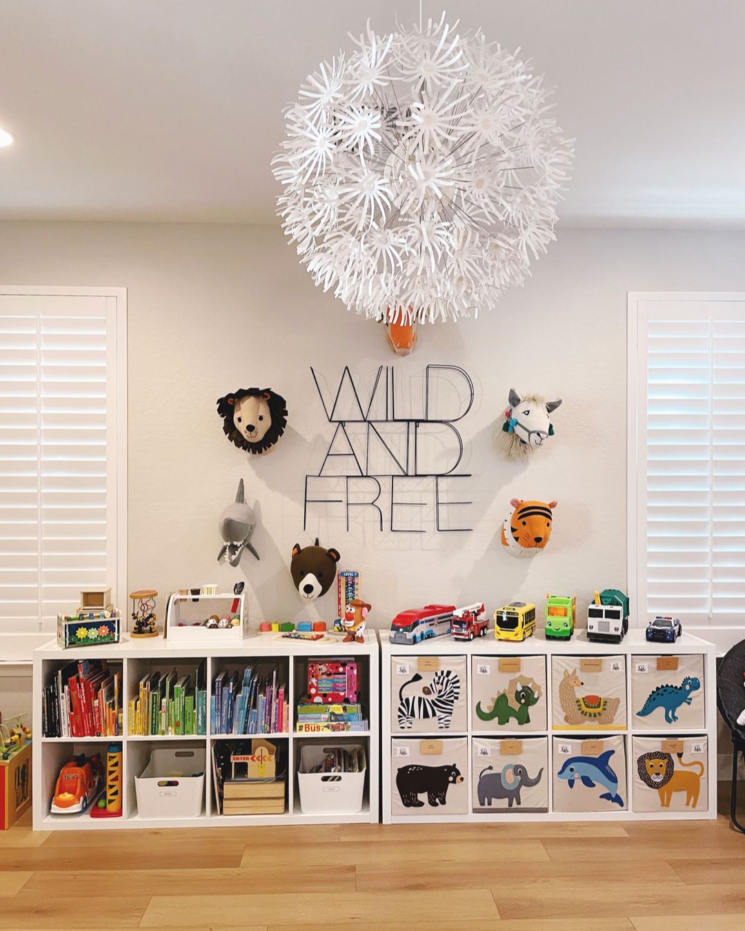 Playroom Storage Cubbies