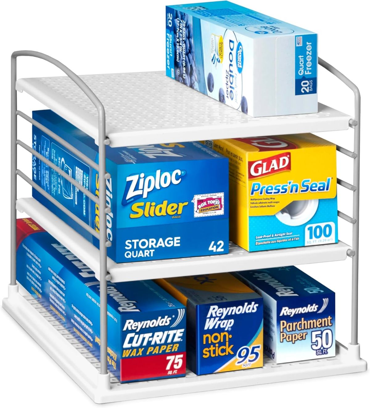 Adjustable Organizer for Foil Wrap