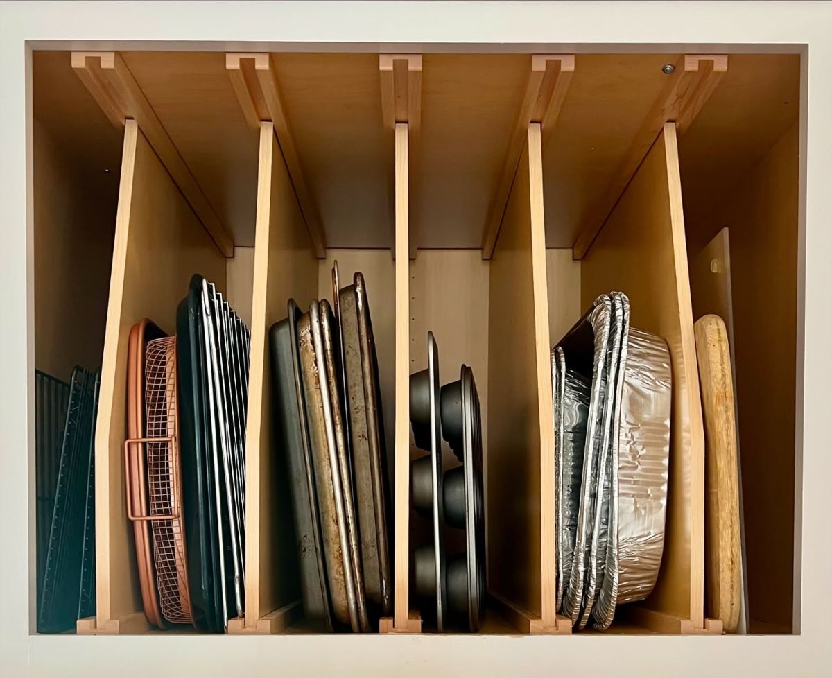 Baking Supply Cabinet Storage