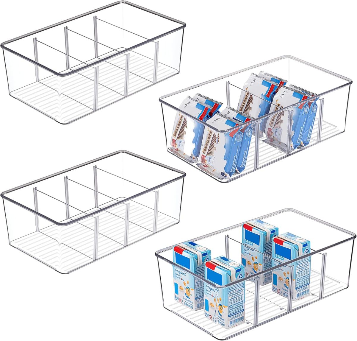 Food Storage Organizer Bins