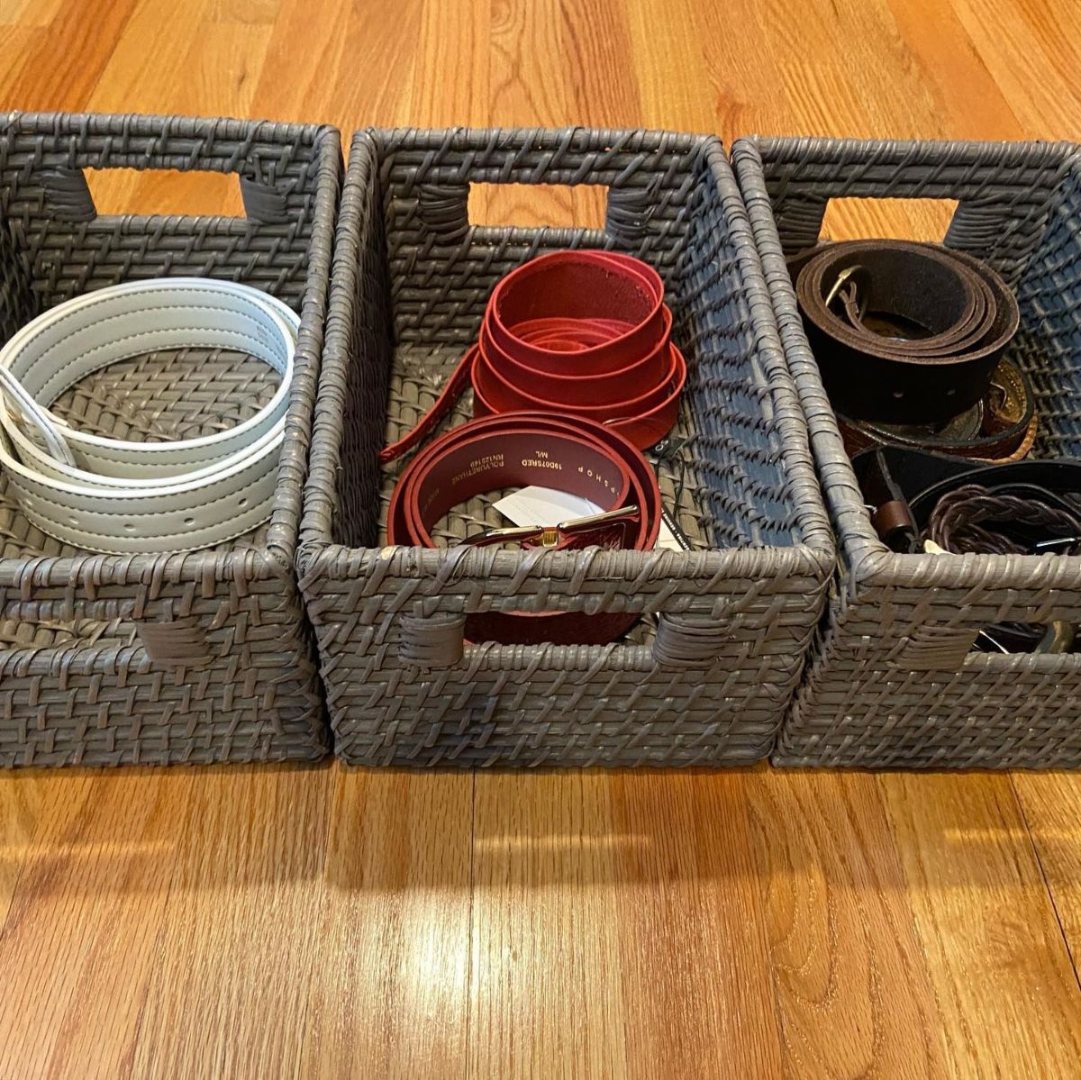 Rolled Up in Storage Boxes