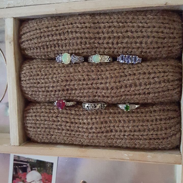DIY Knit Ring Holder