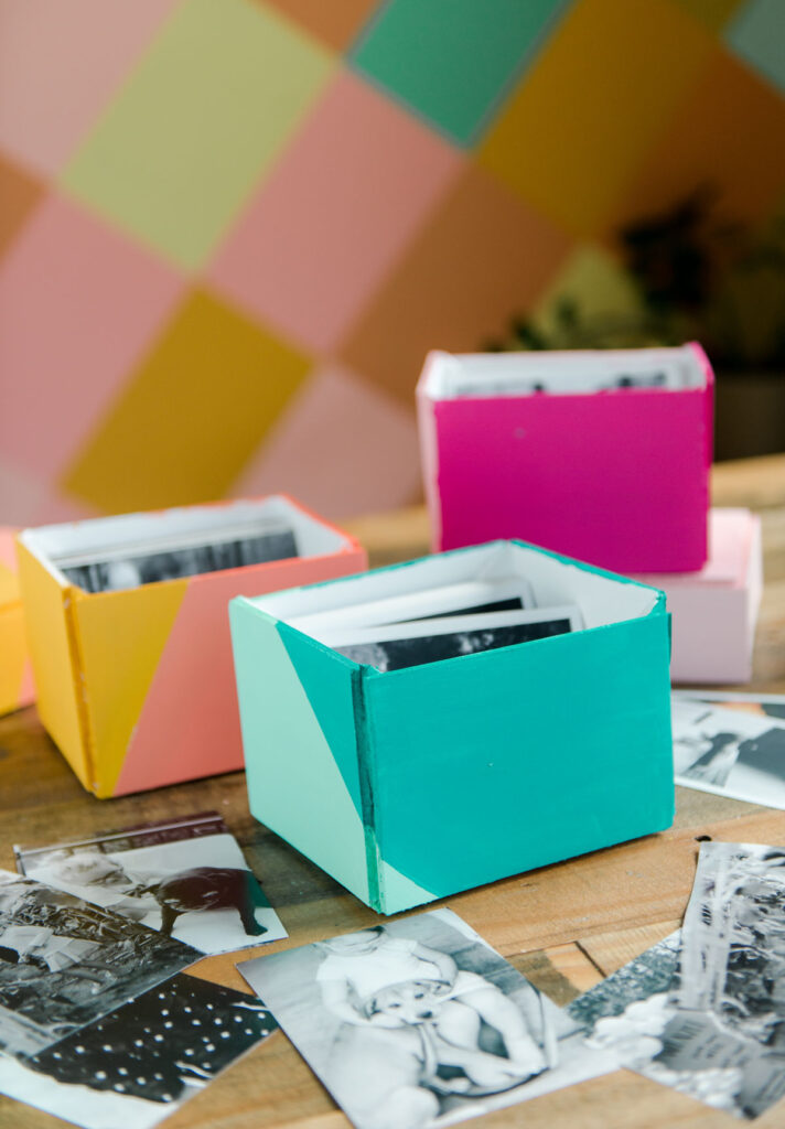 DIY Photo Storage Boxes