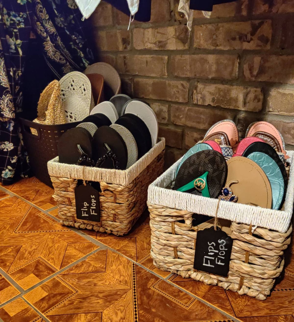 Decorative Bins for Shoes