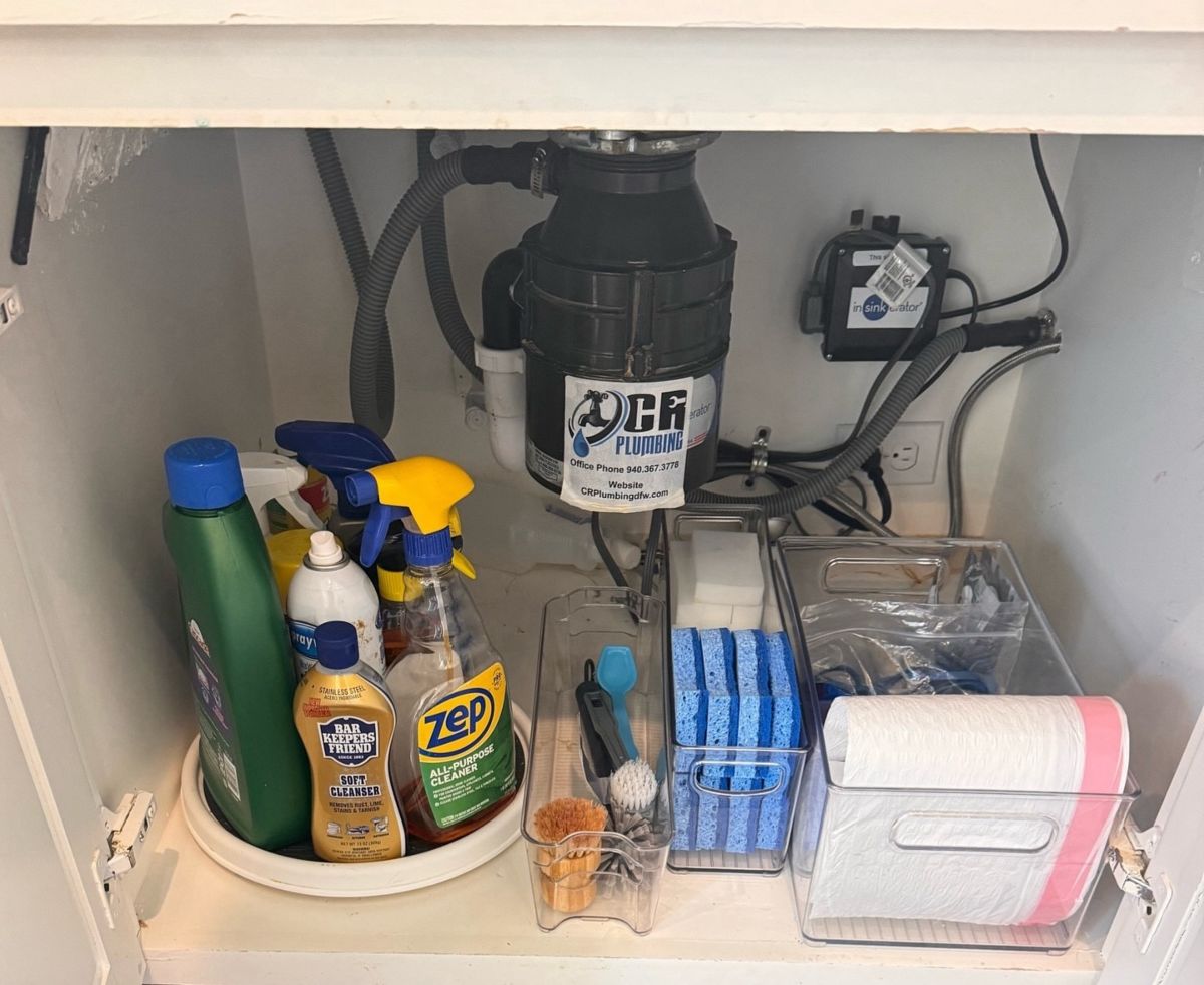 Under the Sink Storage Space