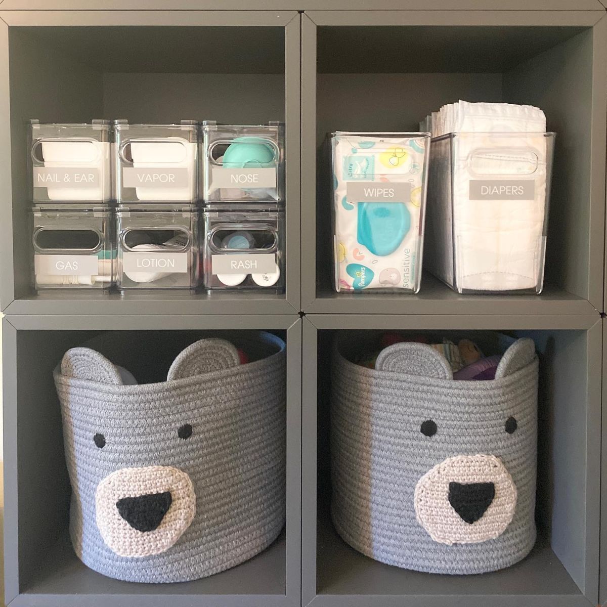 Fabric Bins for Storage