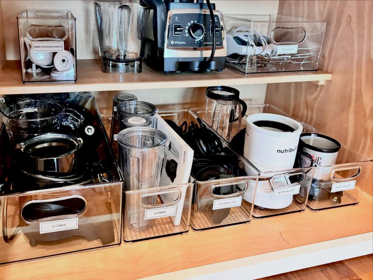 Keep Appliances in Deep Cabinets