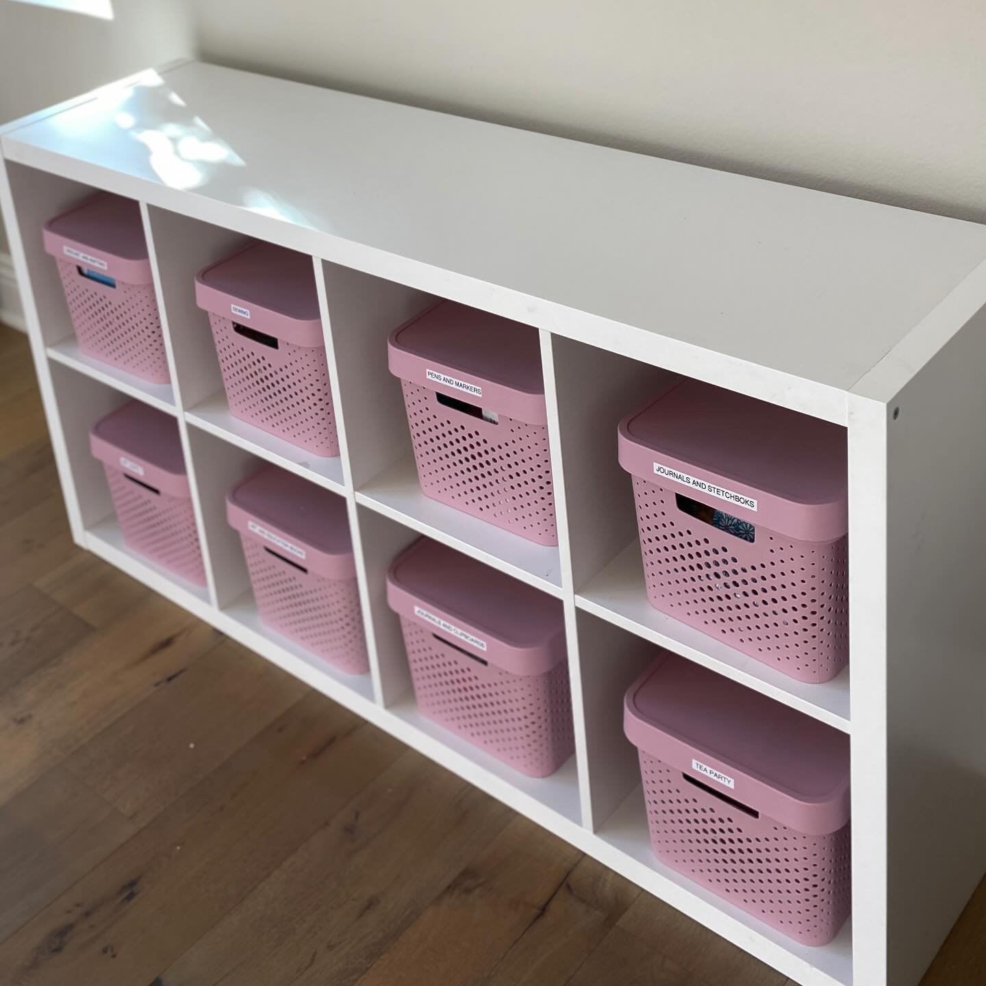 Plastic Storage Cubes with Lids