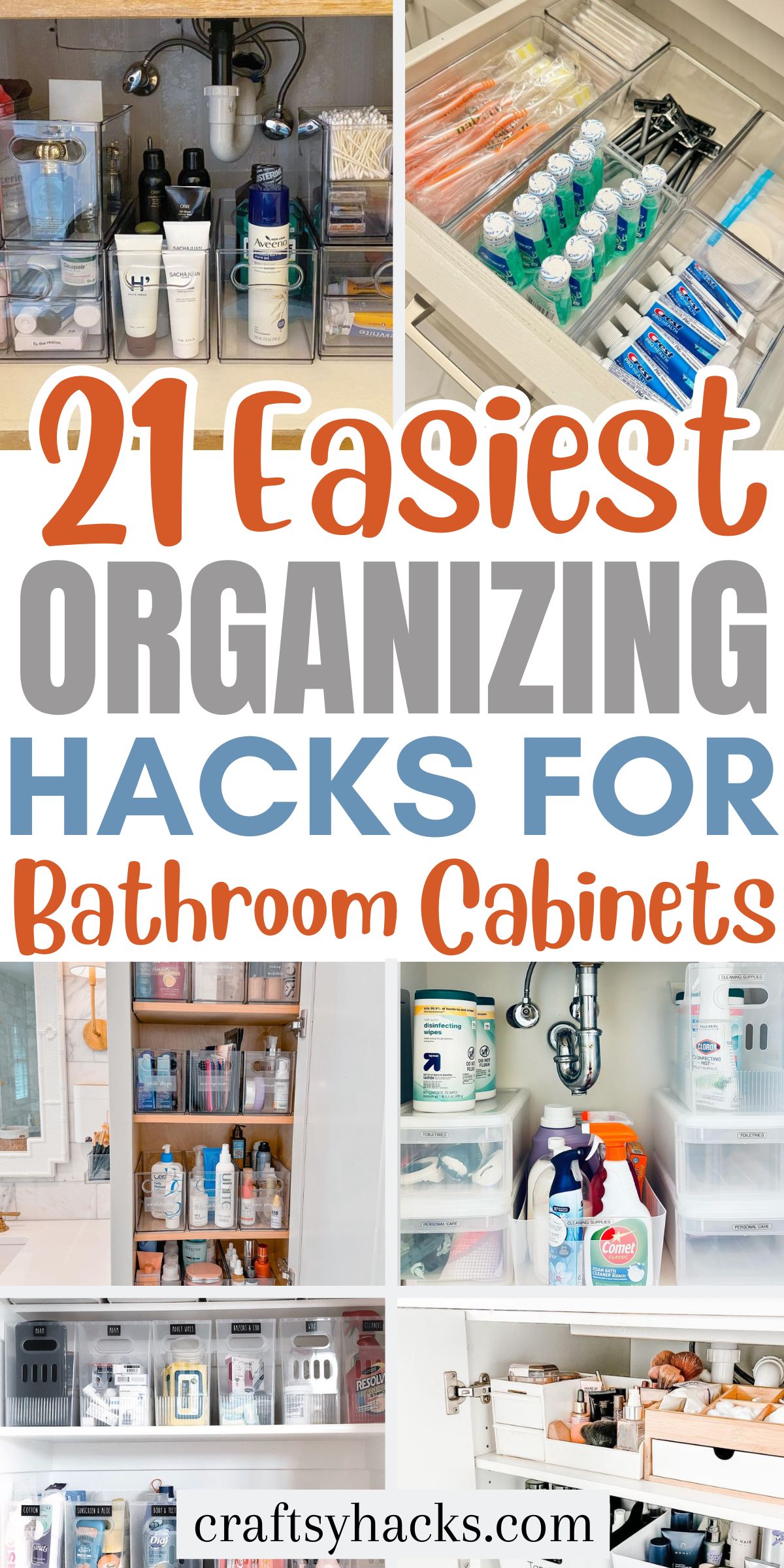 Bathroom Cabinet Organizing ideas
