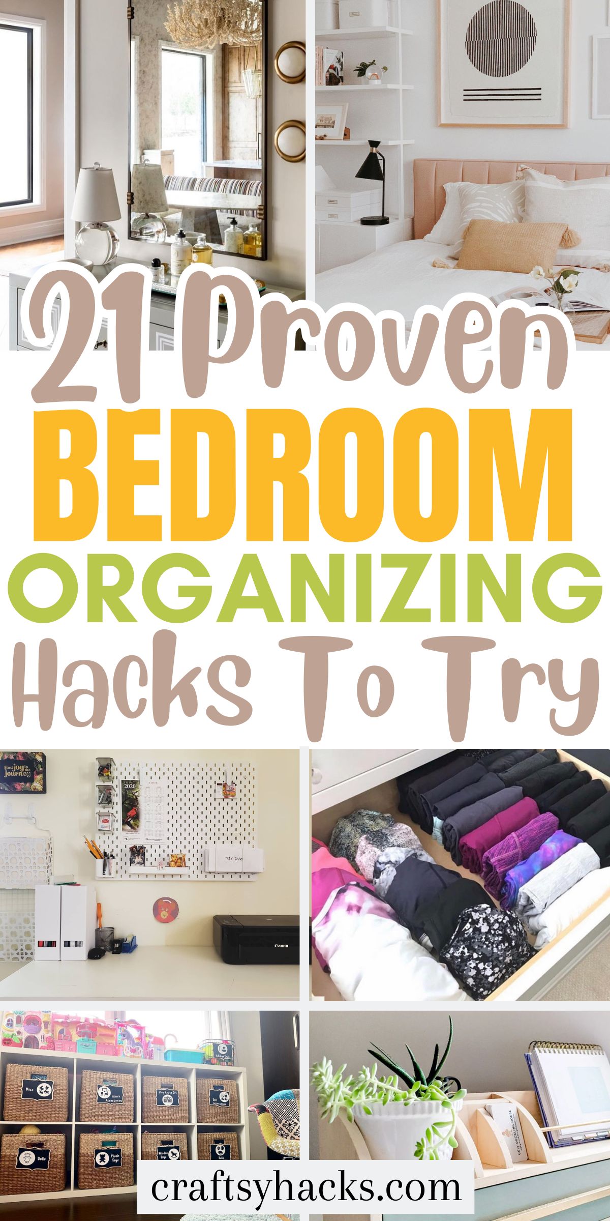 Bedroom Organizing Hacks