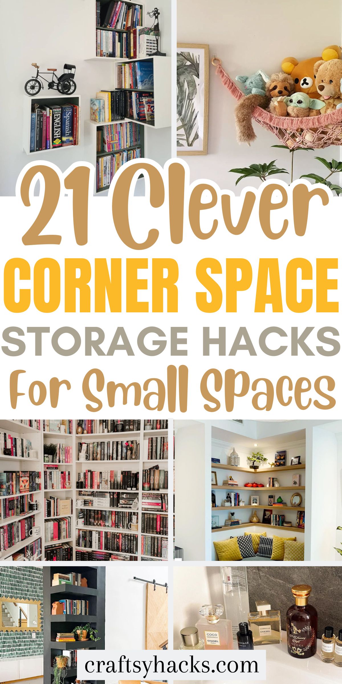 Corner Space Storage Hacks