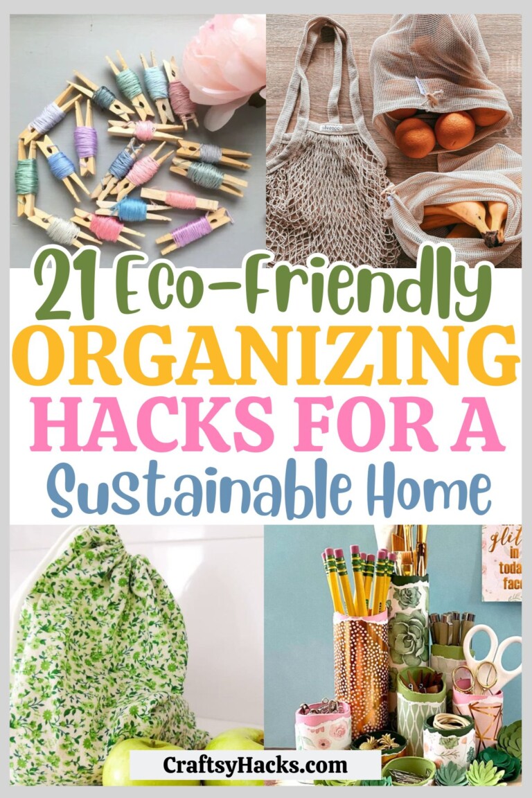 21 Eco-Friendly Organization Hacks to Reduce Waste and Clutter ...